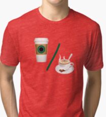 Coffee Percentage Tri-blend T-Shirt
