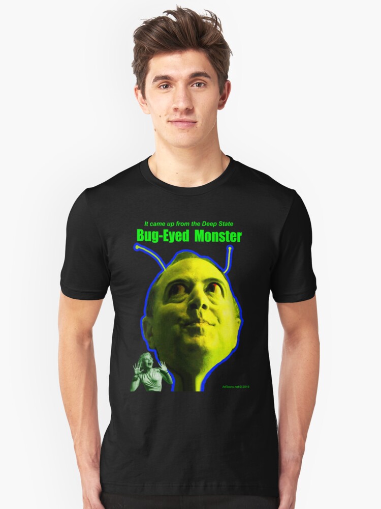 Alternate view of Bug-Eyed Monster Slim Fit T-Shirt