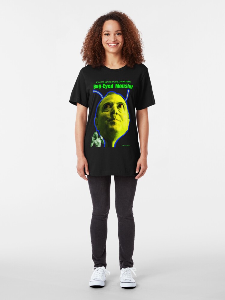 Alternate view of Bug-Eyed Monster Slim Fit T-Shirt
