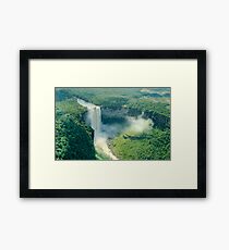Kaieteur Falls Aerial View Framed Print