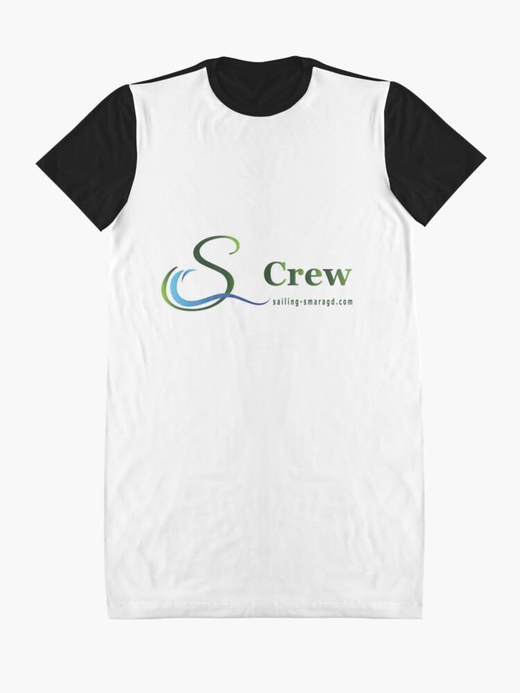 Alternative Ansicht von Smaragd-Crew T-Shirt Kleid
