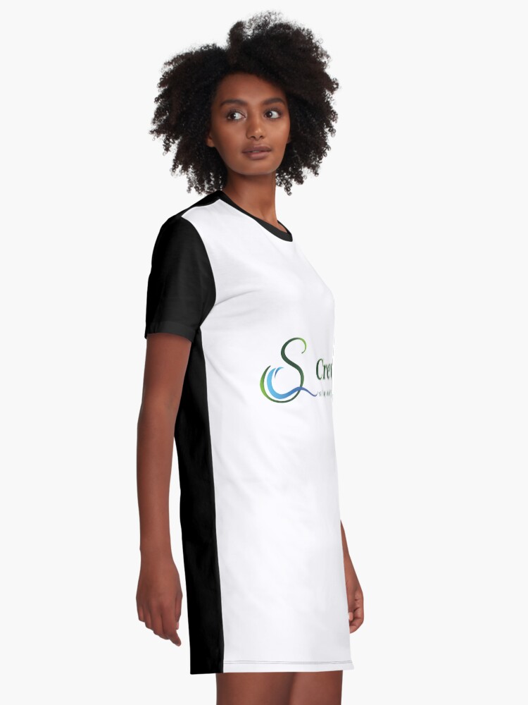 Alternative Ansicht von Smaragd-Crew T-Shirt Kleid