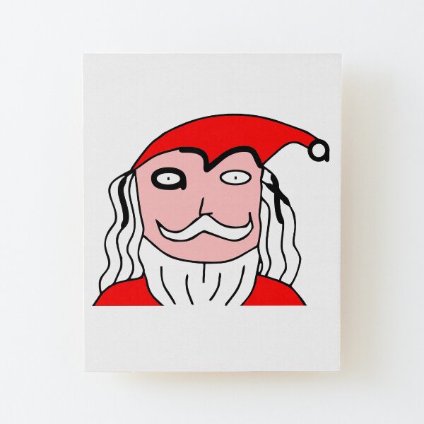 Santa 2 Wood Mounted Print