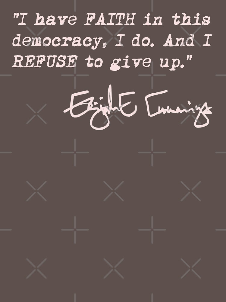 I have faith in this democracy... Elijah Cummings (dusty pink) by Thelittlelord