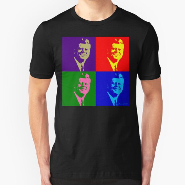 JFK Pop Art Slim Fit T-Shirt