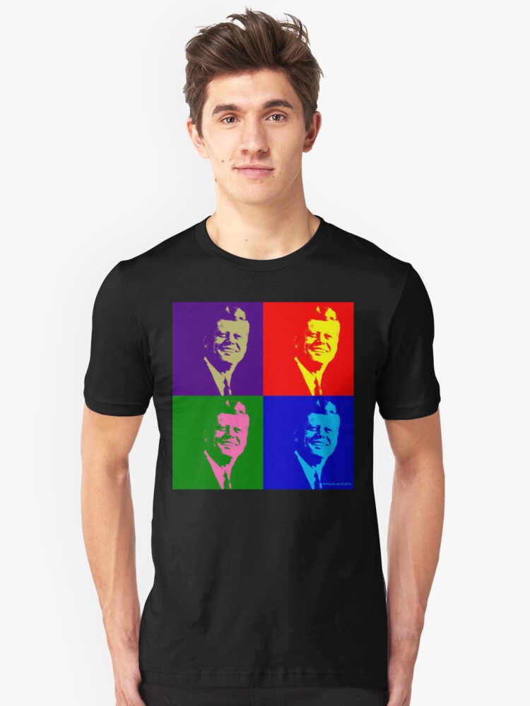 Alternate view of JFK Pop Art Slim Fit T-Shirt