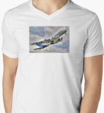 Airbus A380 V-Neck T-Shirt