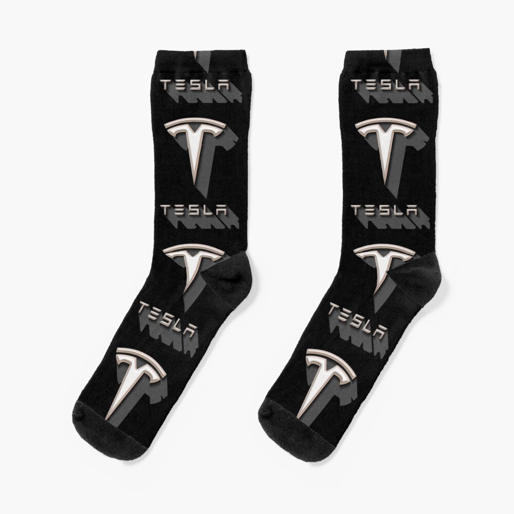 Tesla Shadow Sticker Socks