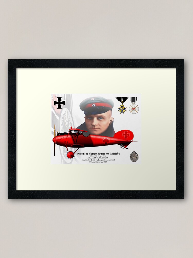 Alternate view of Rittmeister Manfred Freiherr von Richthofen Framed Art Print