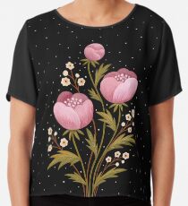 Blooms in the dark Chiffon Top