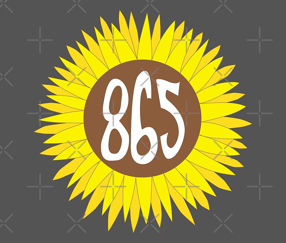 "Hand Drawn Tennessee Sunflower 865 Area Code" by itsrturn | Redbubble