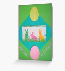 Frohe Ostern Grußkarte