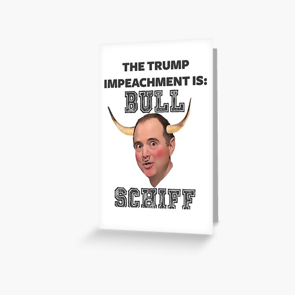 BULL Schiff Greeting Card