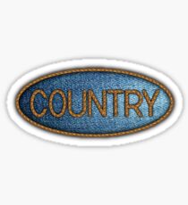 Country music Jeans & Ropes Sticker