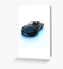 Porshe - 3D Render Greeting Card