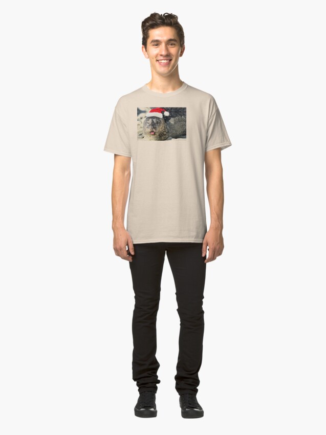 Alternate view of Holiday Harbor Seal Classic T-Shirt