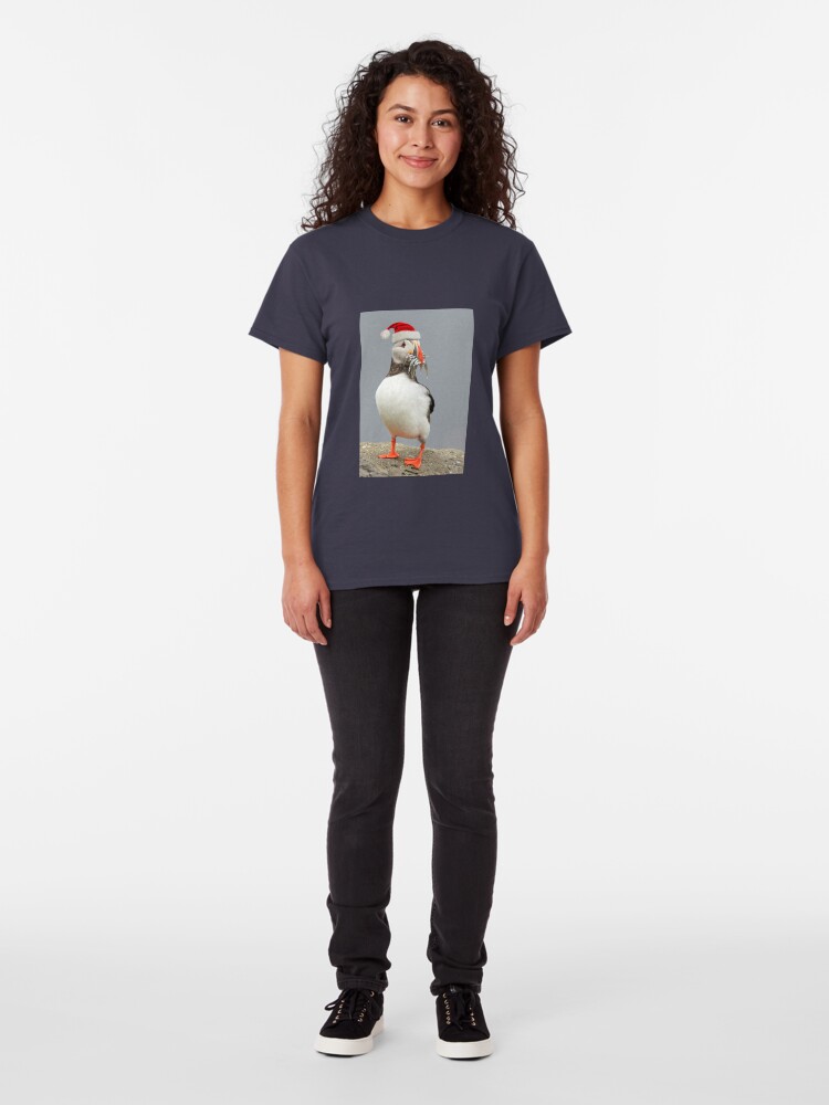 Alternate view of Holiday Puffin Classic T-Shirt