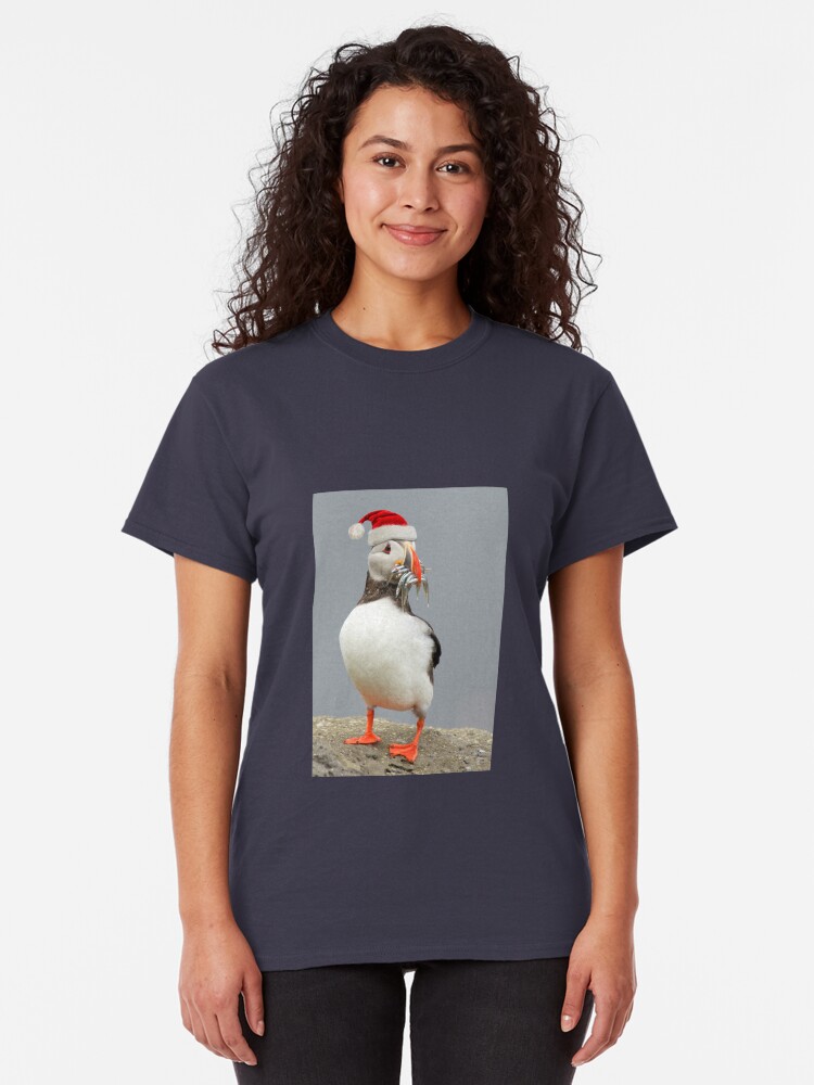Alternate view of Holiday Puffin Classic T-Shirt