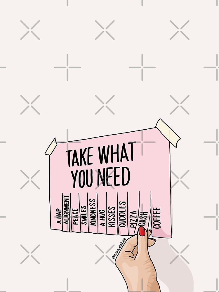 Take what you need by Sasa Elebea by elebea