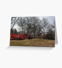 Farm Implements Greeting Card