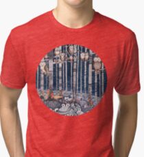Owl Forest Tri-blend T-Shirt