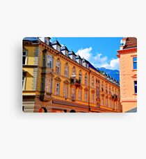 meran architecture Canvas Print