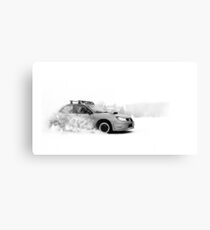 Subaru Snow Drifting Canvas Print