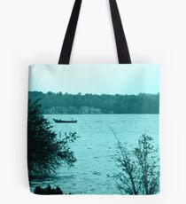 Fishing on the River Tote Bag