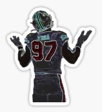 Neon Nick Bosa 49ers Sticker