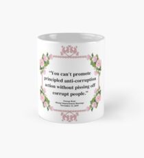 Kent Corruption Quote (pink flowers) Classic Mug