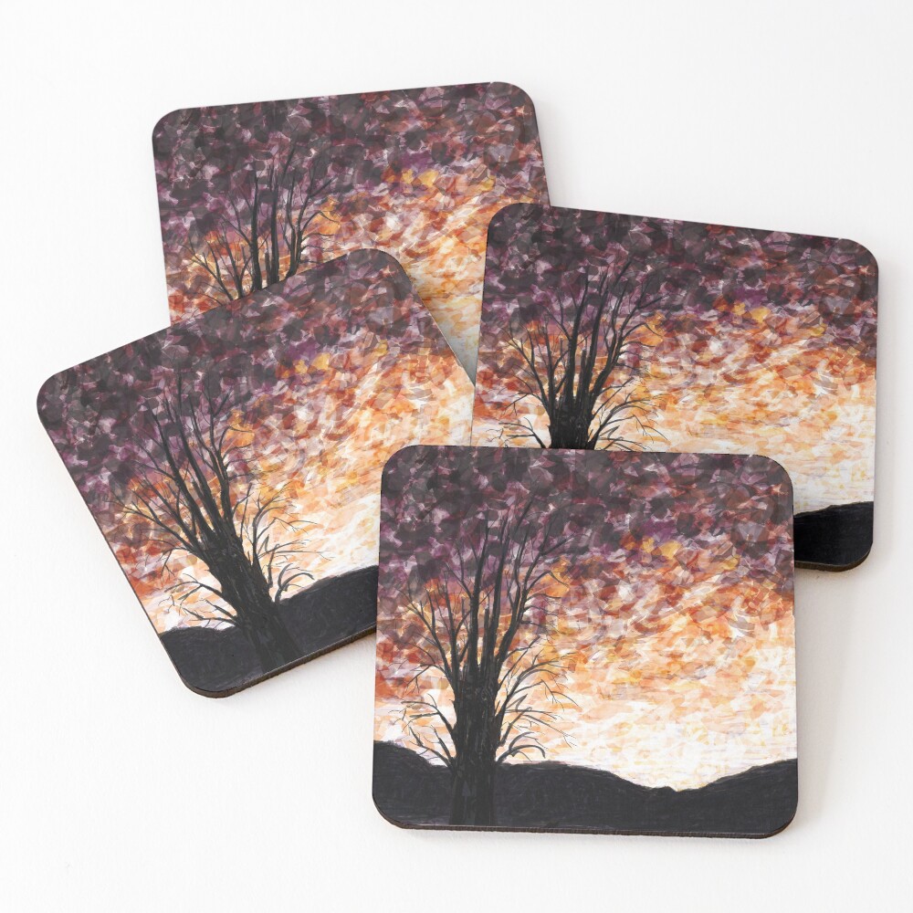 Washoe Meadows State Park Sunset Coasters (Set of 4)