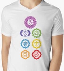 7 Chakras Men's V-Neck T-Shirt