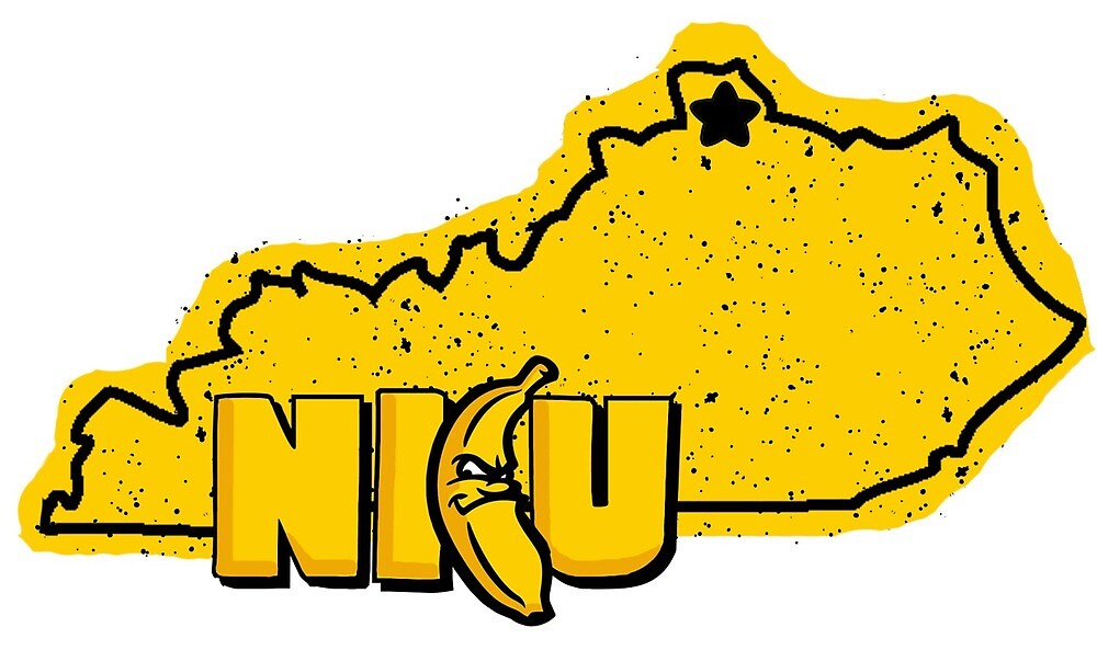 "NKU Bananas State Logo" by logancouch3 Redbubble