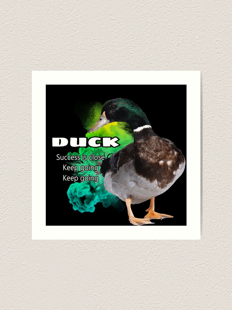 Alternate view of Duck symbolism Art Print