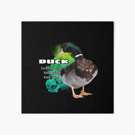 Duck symbolism Art Board Print