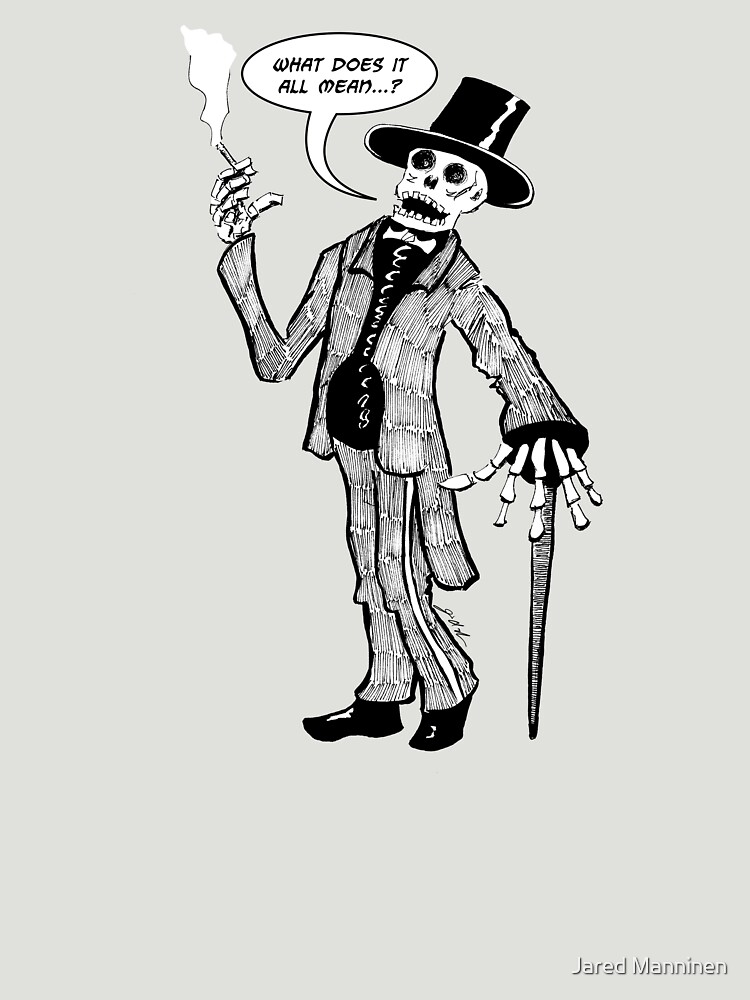Contemplative Skeleton: Tuxedo by JaredManninen