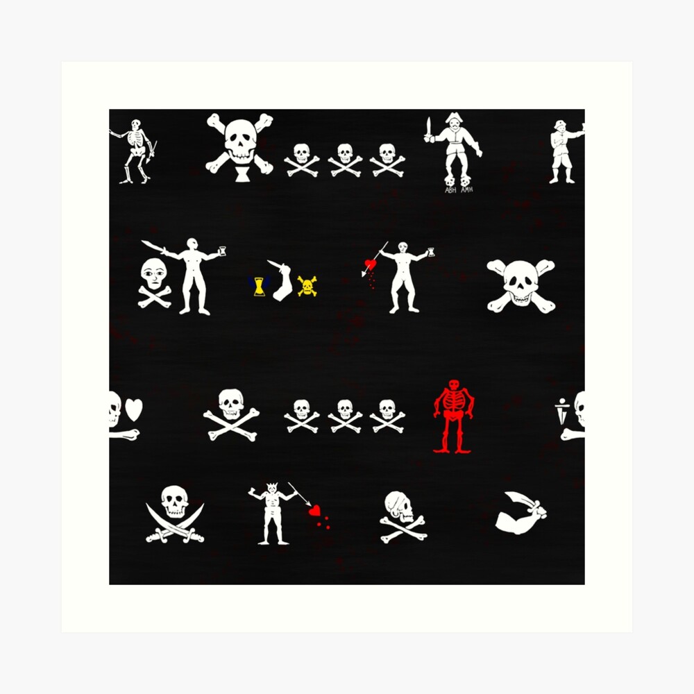 Under the Black Flag Art Print