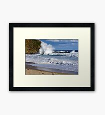 Ocean Fury Framed Print