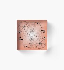 flowers in autumn Acrylic Block
