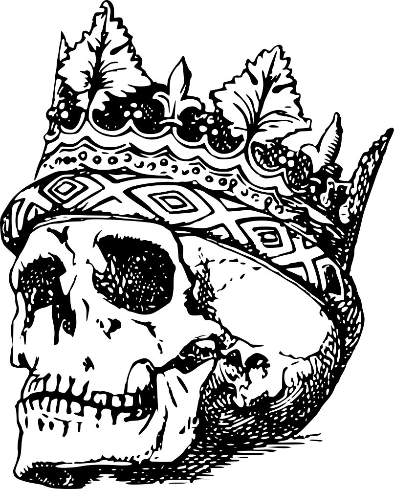 skull-in-the-crown-by-papieshirts-redbubble