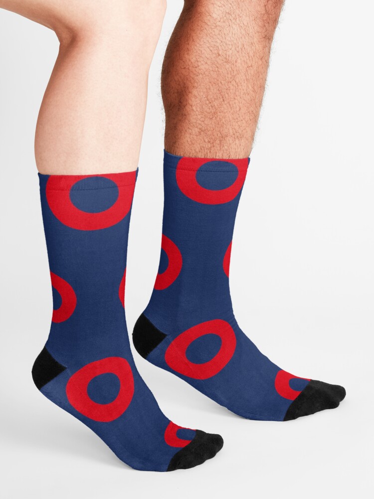 Alternate view of Phish - Fishman Donut Pattern Socks