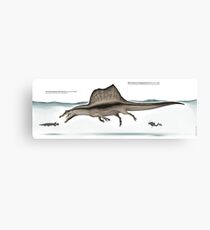 Spinosaurus paleoart Canvas Print