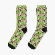 Beetle Juice Painting Socks