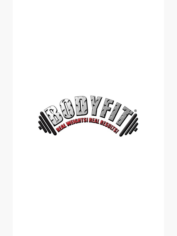 BODYFIT Diamond Plate Real Weights Real Results Logo by bodyfit