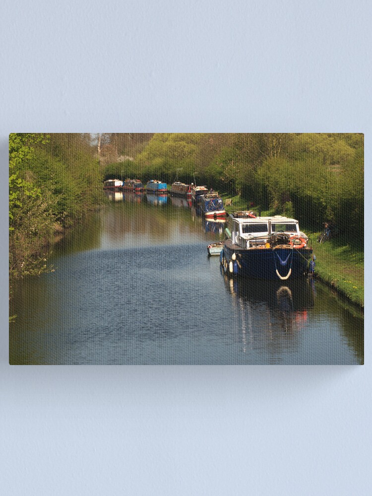 Alternate view of Canal Craft Canvas Print