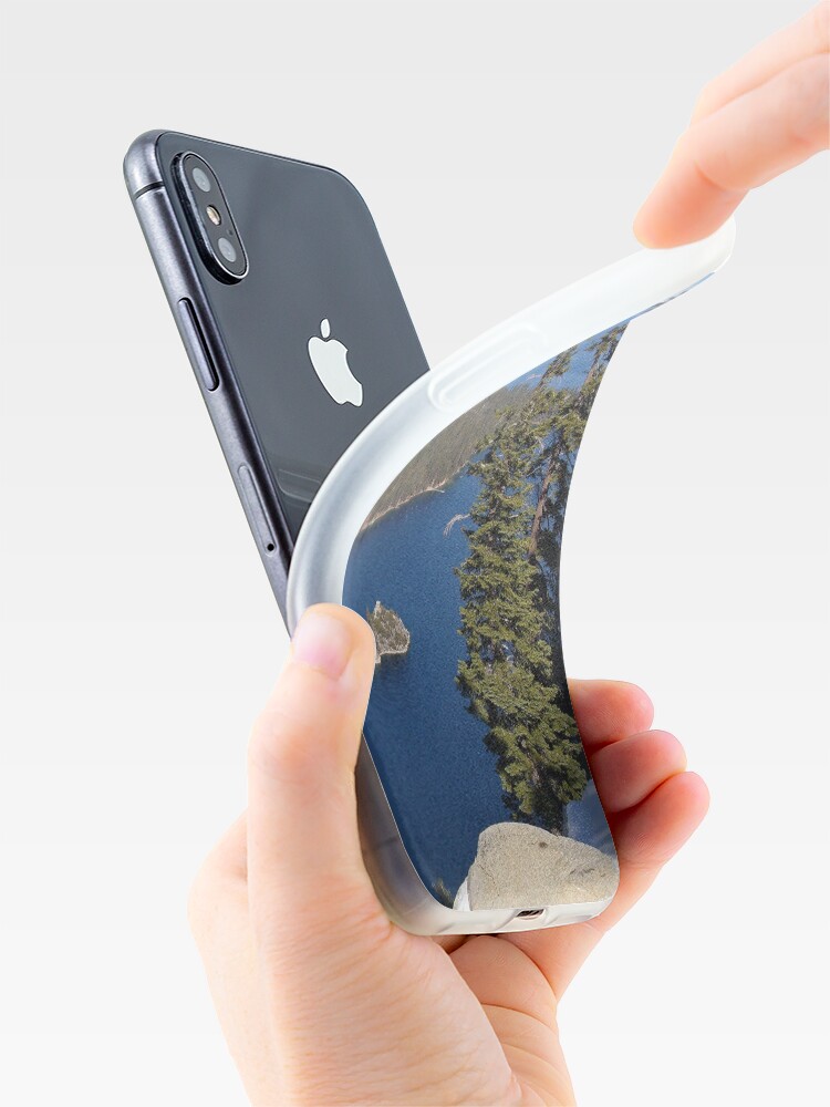 Alternate view of Overlooking Emerald Bay iPhone Case & Cover