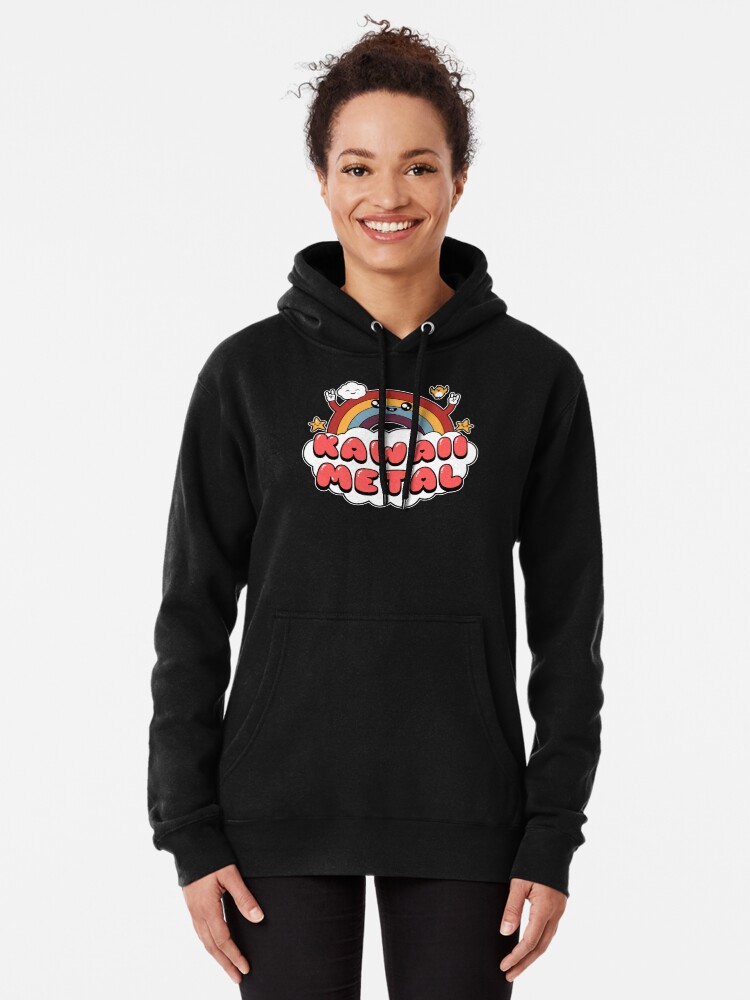 Alternate view of Kawaii Metal Pullover Hoodie