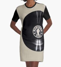 Northern Soul Vinyl Graphic T-Shirt Dress