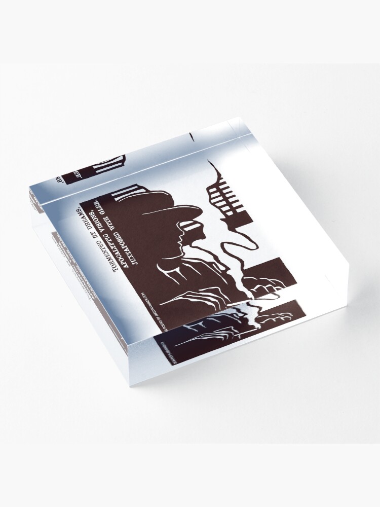 Alternate view of Dive Bar Poetry Acrylic Block