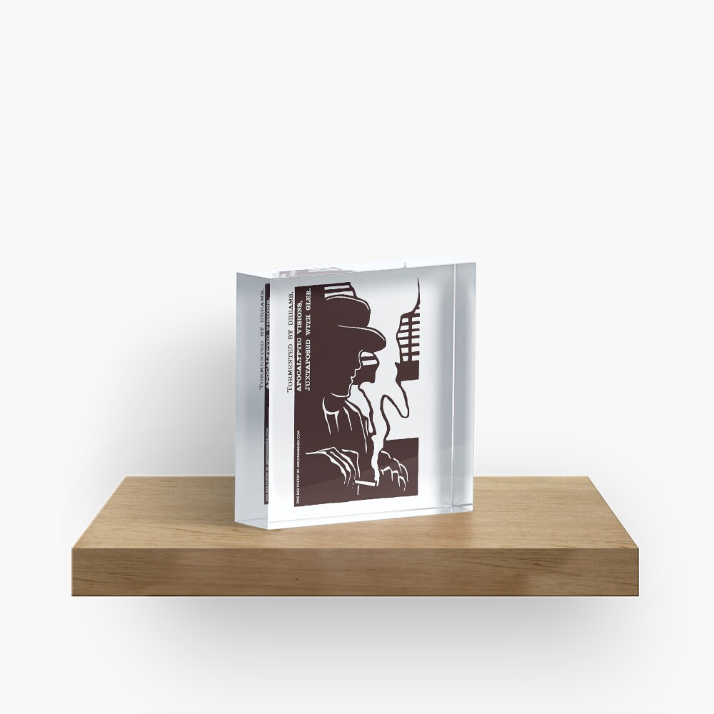 Dive Bar Poetry Acrylic Block